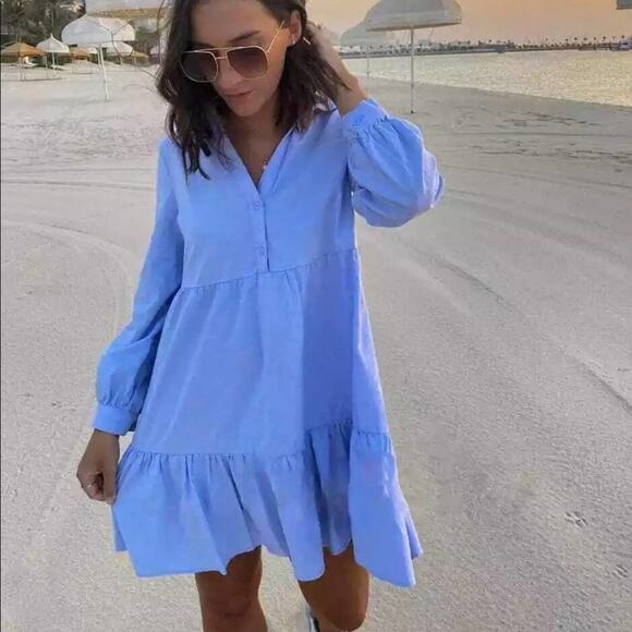 Zara Dresses & Skirts - ZARA MINI SHIRT DRESS